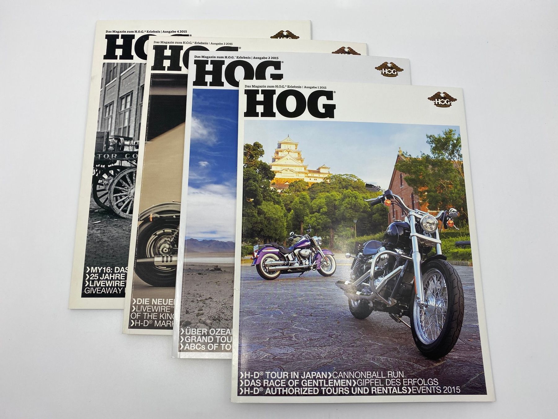 Riviste & Magazine: Harley Owners Group HOG Magazine 2015 – Usato da Langwiesen venduto da Restposten-24