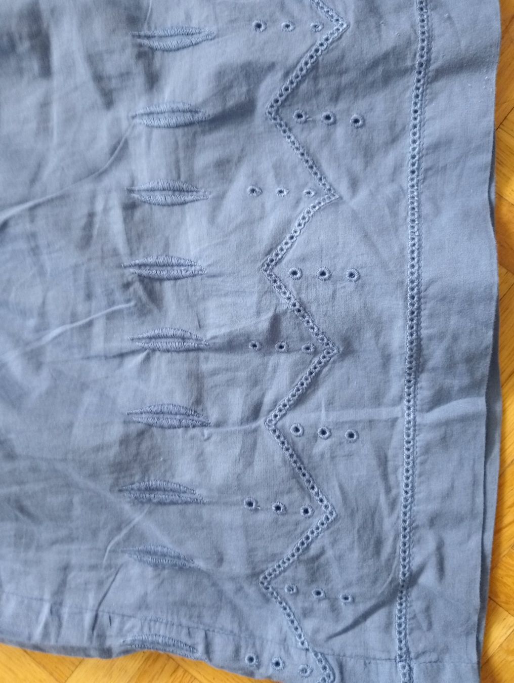 Gudrun Sjöden Hosen: Luftige Sommerhose hellblau Gr. L, bestickt – Gebraucht aus Bremgarten b. Bern von josephine07 2
