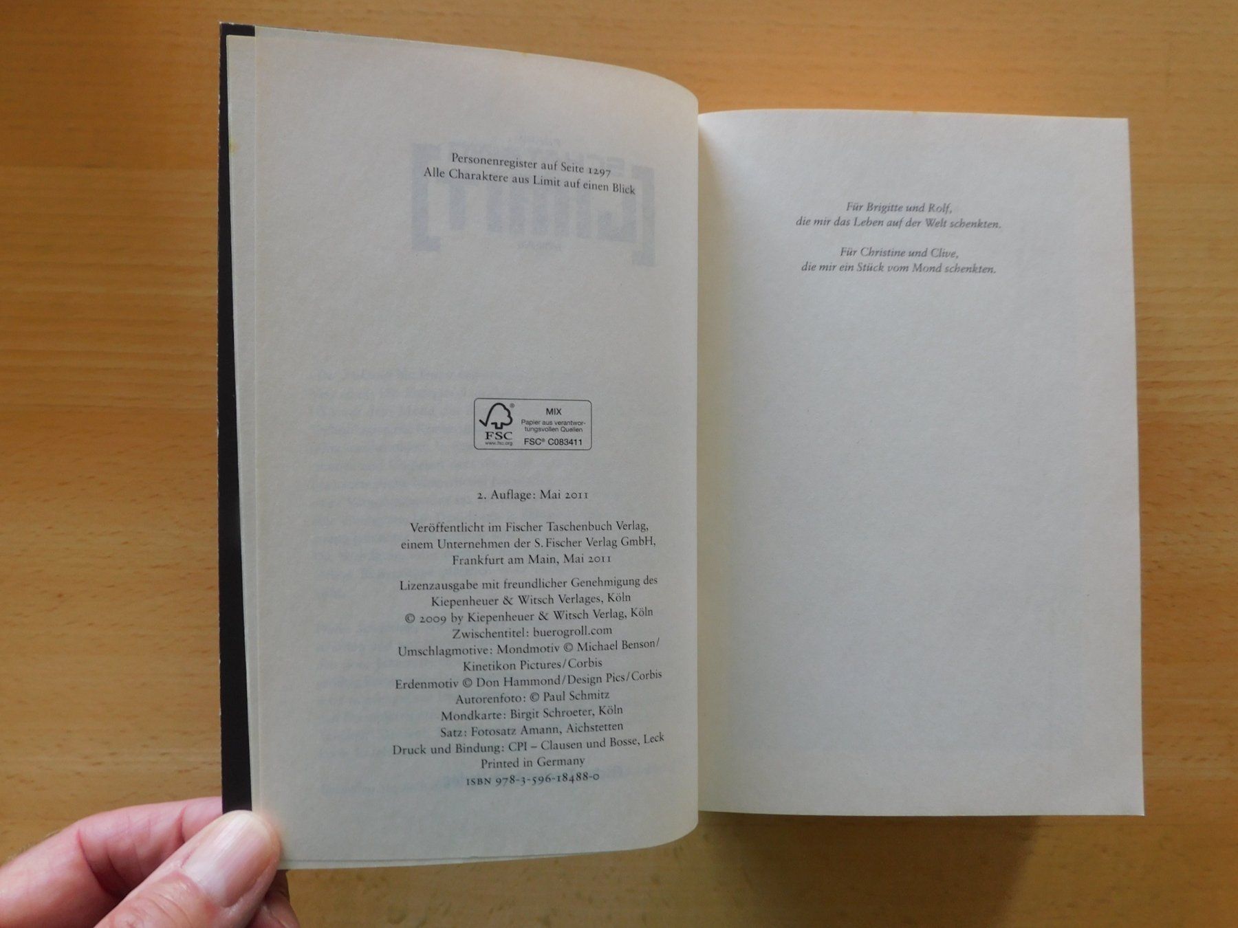 Libri: Limit - Frank Schätzing – Usato da Emmenbrücke venduto da Dickens 2