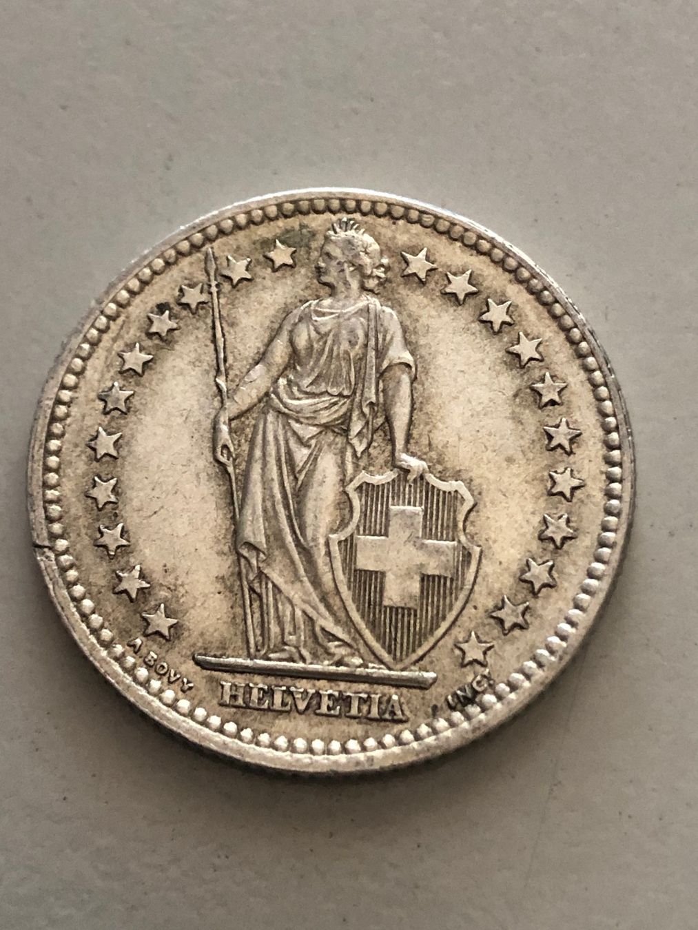 Tutti le monete: 2 Fr. 1958 – Usato da Schötz venduto da Odpa 1