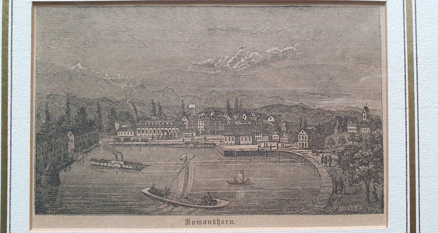 Incisioni: Bild - Romanshorn,  Stich – Usato da Kreuzlingen venduto da Rschweiz1 2
