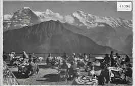 Schynige Platte Bahn - Terrasse - Foto: E. Gyger