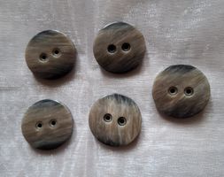 5 Stück Knöpfe, 30 mm.