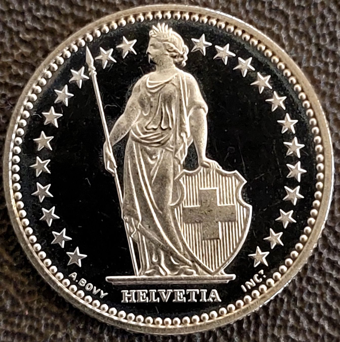 Tutti le monete: 1 Franken 1983 stgl. / aus Münzsatz – Nuovo (secondo la descrizione) da Arch venduto da coinsandmore 1
