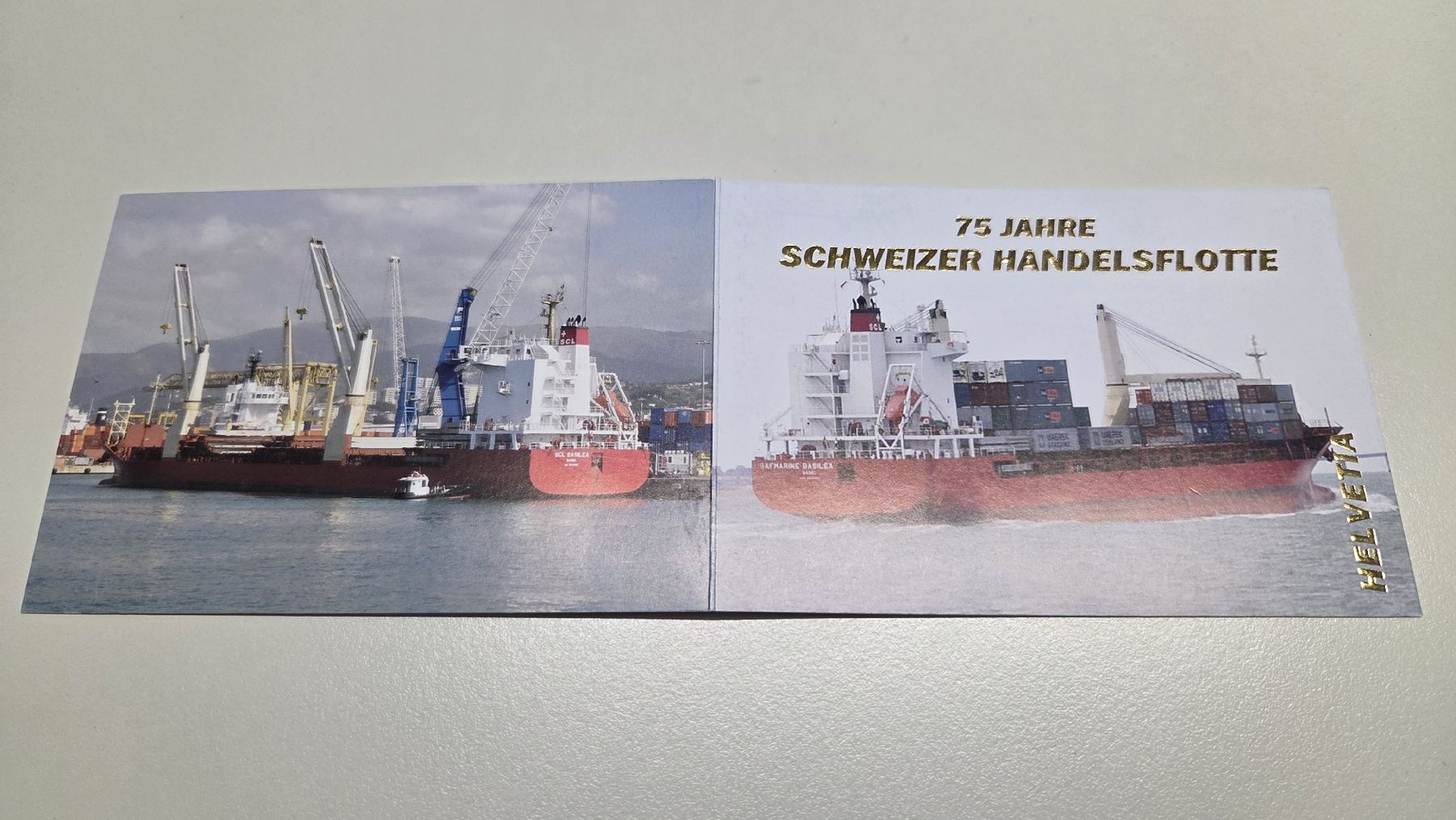 Tutti i francobolli: 2016 Folder FDC Schweizer Handelsflotte – Usato da Arni AG venduto da Moth68 1