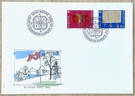 FDC Europamarken 1982