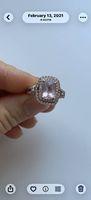 Rose Gold Ring mit Diamanten und Morganit