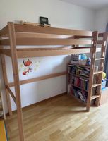 Solid Wood Loft Bed - Perfect for Kids' Bedrooms!