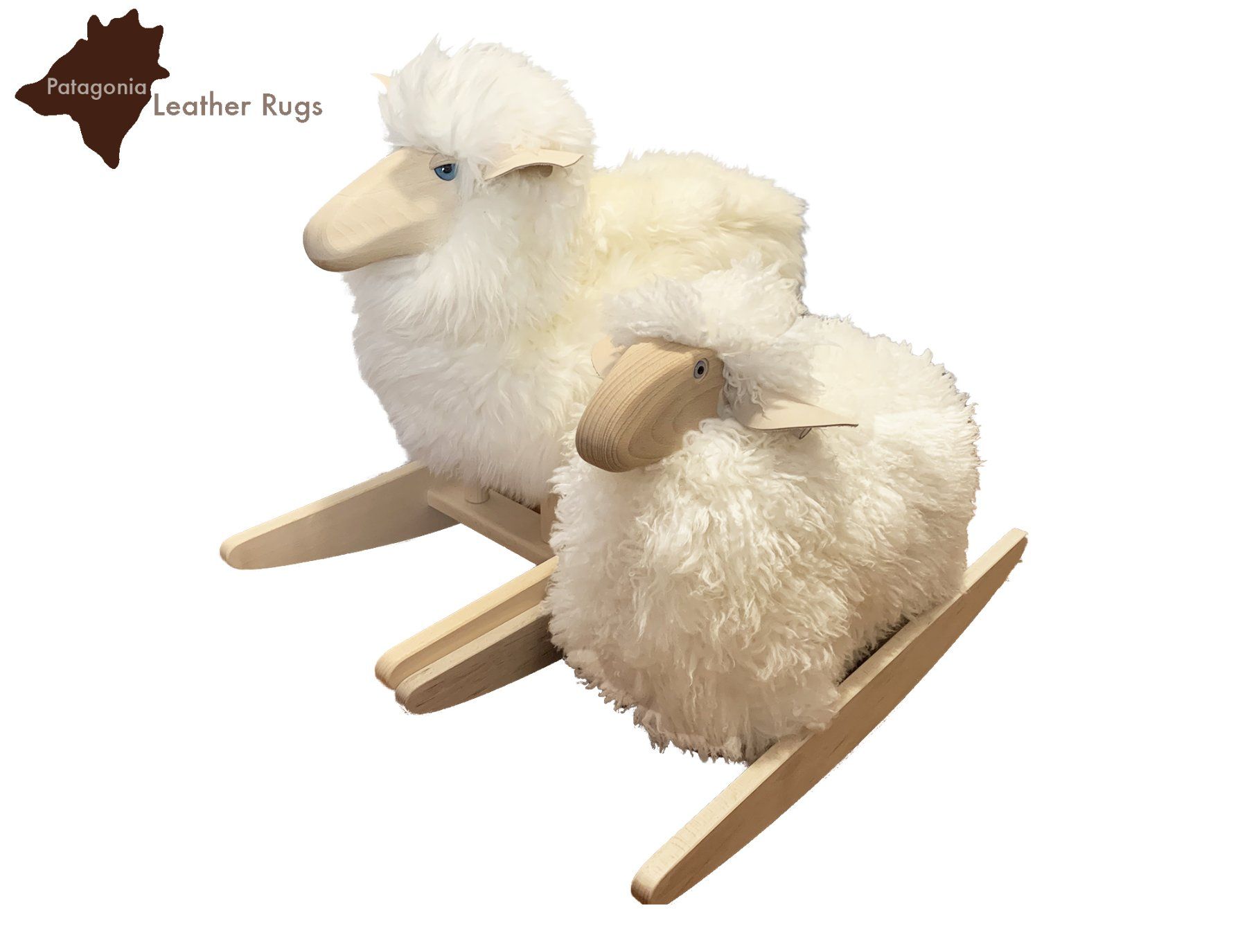 Giocattoli: Lamm zum Schaukeln, weisses Lammfell – Nuovo e nell'imballaggio originale da Arbedo venduto da patagonialeatherrugs 3