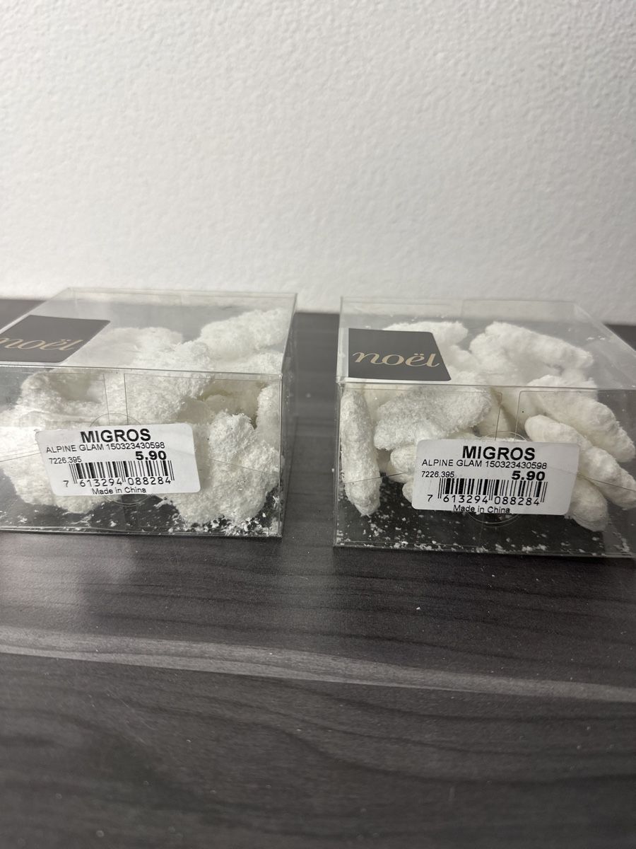 Migros Tutte le decorazioni: Dekorations Schneeflocken – Nuovo (secondo la descrizione) da Aarburg venduto da Tonija 2