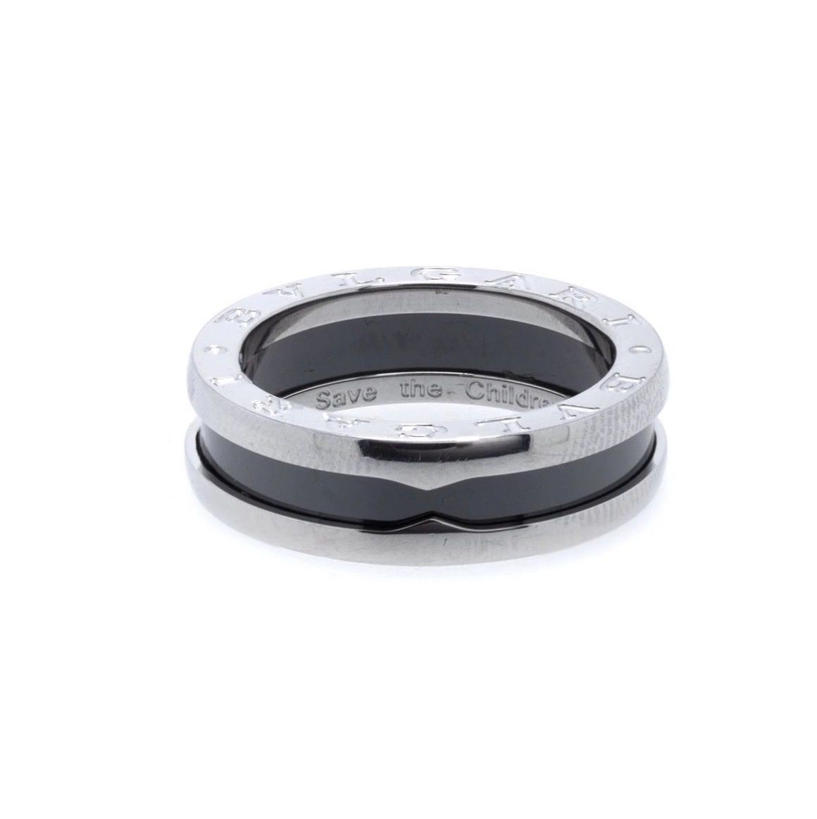 Bulgari Anelli: BVLGARI Save the Children Ring mit schwarzer Keramik – Usato da Lantsch/Lenz venduto da sxe_56cb 6