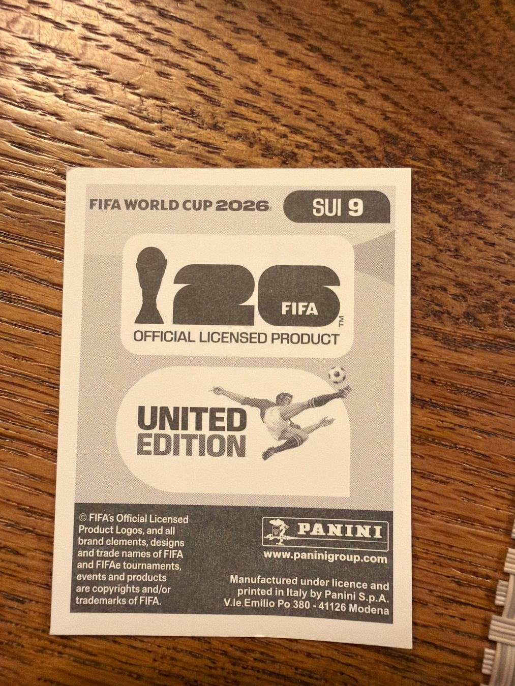 Panini Carte collezionabili: Panini WM 2026 Granit Xhaka - SUI 9 – Nuovo (secondo la descrizione) da Urdorf venduto da Barong 1