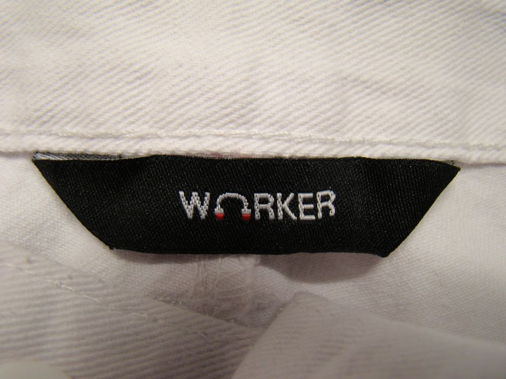 Pantaloni: Arbeitshose weiss, neuwertig, Grösse 46, Marke WORKER – Usato da Hergiswil NW venduto da Nunun 2