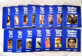 KINDLERS Malerei Lexikon - alle 15 Bände - 1985 - sehr schön