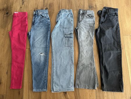 5 verschiedene Jeans für Girls Grösse 152 👖👖🌸