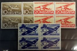4166) F3739, Flugpostmarke im 4-Block postfrisch Kt. 8.-