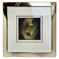 Victor Vasarely – Original Lithographie Würfel Nr. 3 173/250