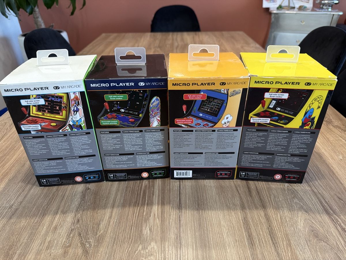 Konsolen: Set 4 Mini Bornes d'Arcade My Arcade  – Neu (gemäss Beschreibung) aus Lutry von Thunder1981 1