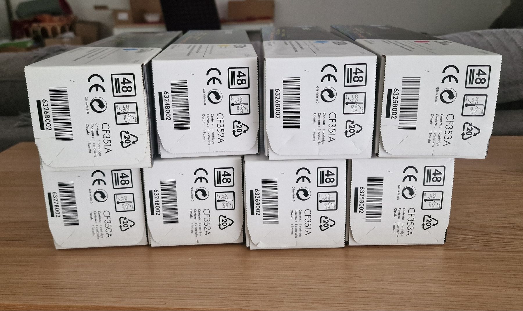 Cartucce per stampanti & toner: 8x HP Laserjet 130A Original Toner  – Nuovo e nell'imballaggio originale da Marbach SG venduto da Khan66 1