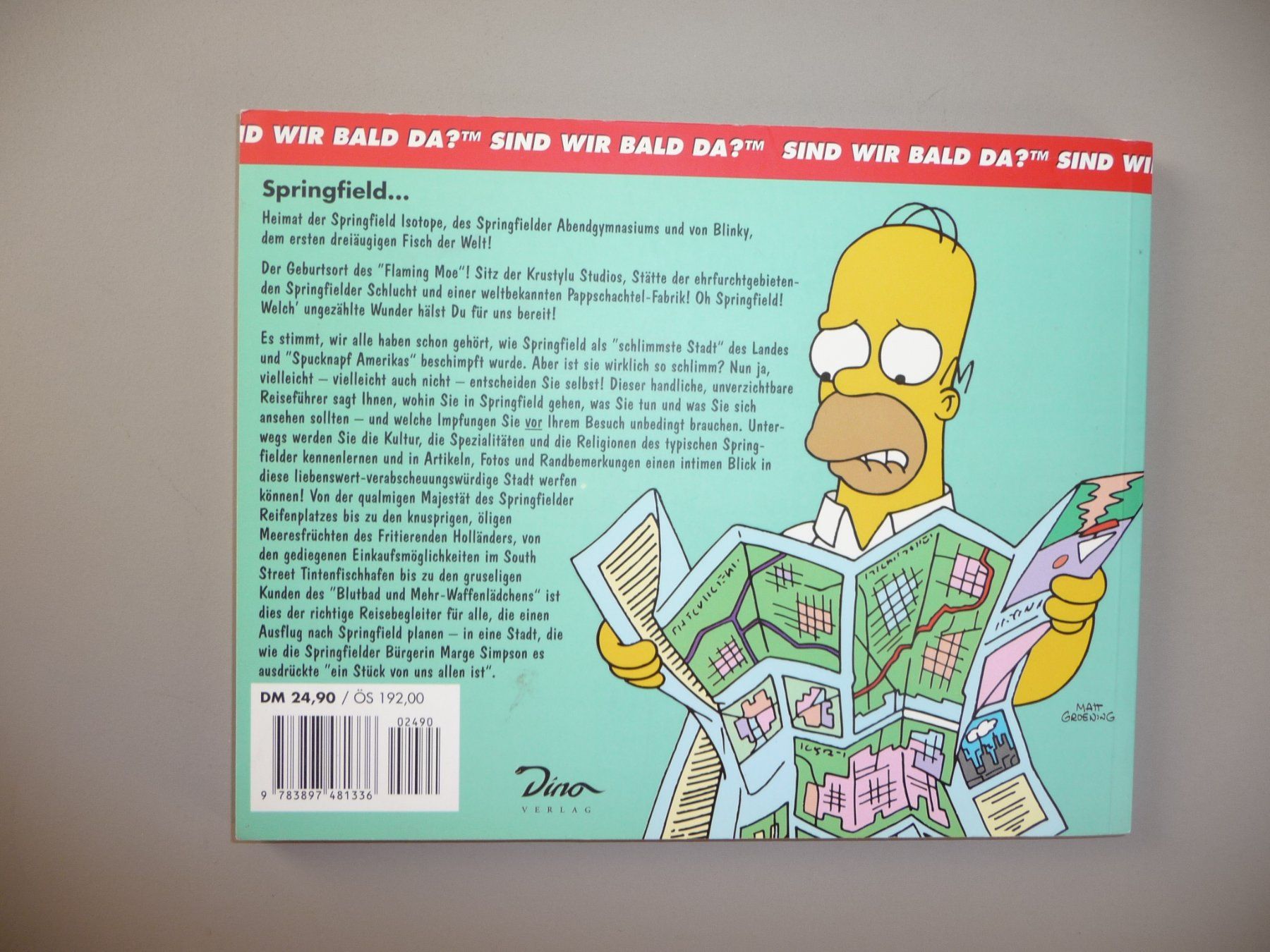 Fumetti: Simpsons City Guide Springfield - Kultbuch – Usato da Neftenbach venduto da sorge 2