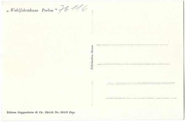 Cartoline postali: Perlen Wohlfahrtshaus – Usato da Olten venduto da clotaldi 1