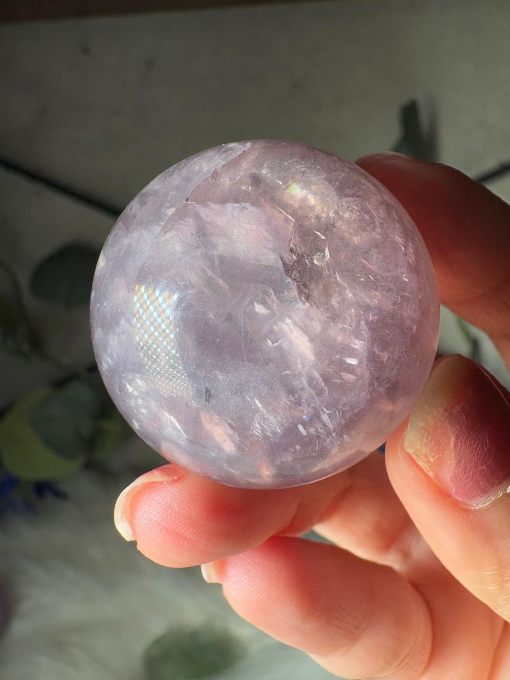 Mineralien & Heilsteine: Lila Fluorit mit Glimmer – Neu und originalverpackt aus Neuheim von m.hald 6
