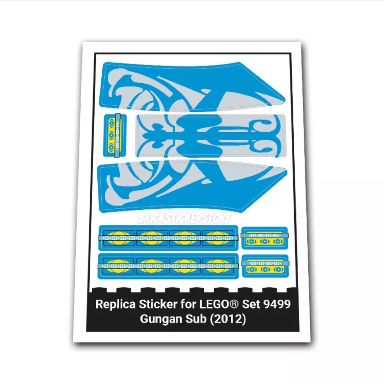 Aufkleber: Lego Star Wars 9499 Sticker Satz – Neu und originalverpackt aus Schwenden von Noppenwelt.ch
