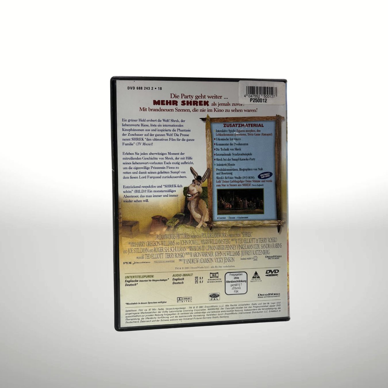 Tutti i DVDs: SHREK - DER TOLLKÜHNE HELD – Usato da Rickenbach SO venduto da steinerhome 1