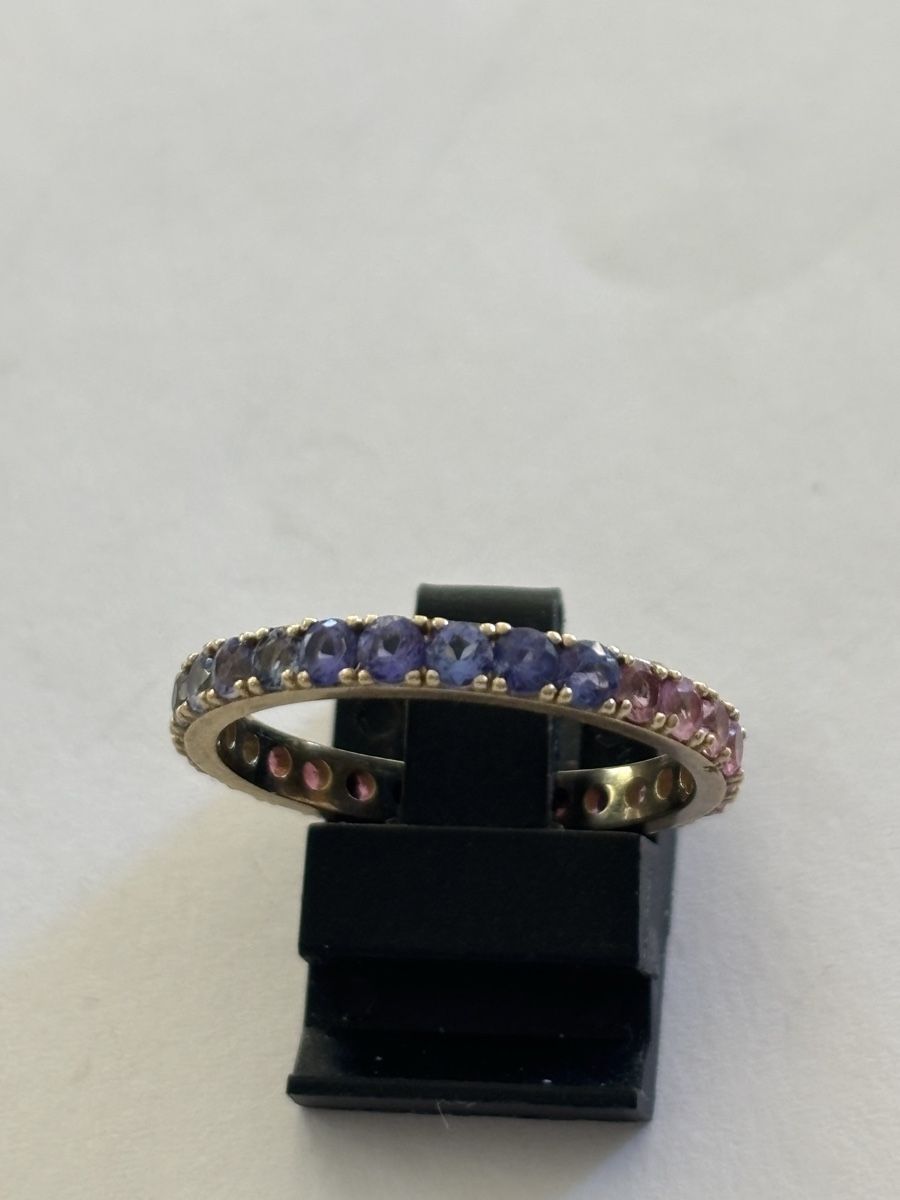 Anelli: Ring 8 Karat Gelbgold Saphir – Usato da Langnau am Albis venduto da flusspflege 1