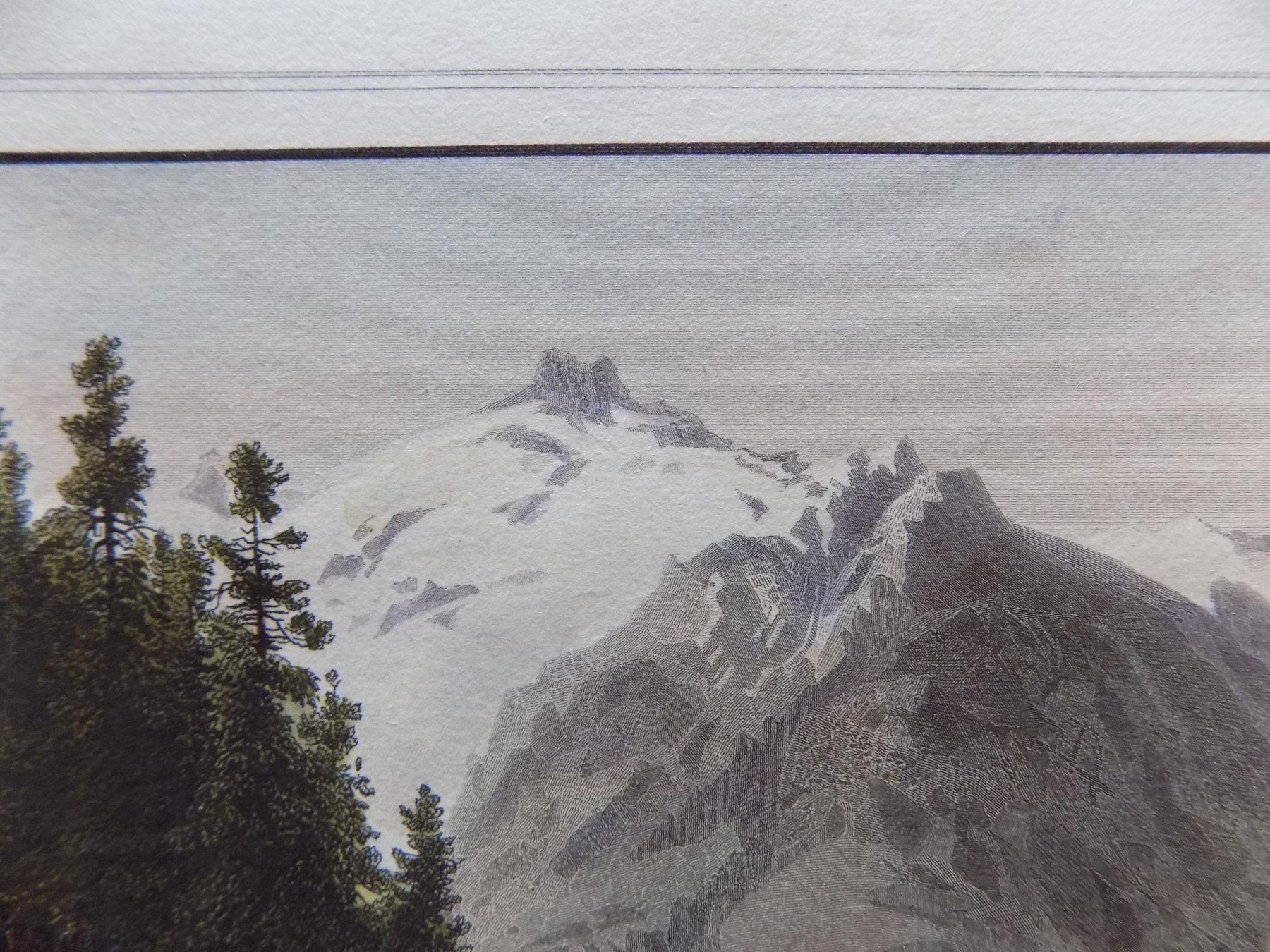 Gravures: Col de la Forclaz koloriert – D'occasion à Risch par Antikfee 7
