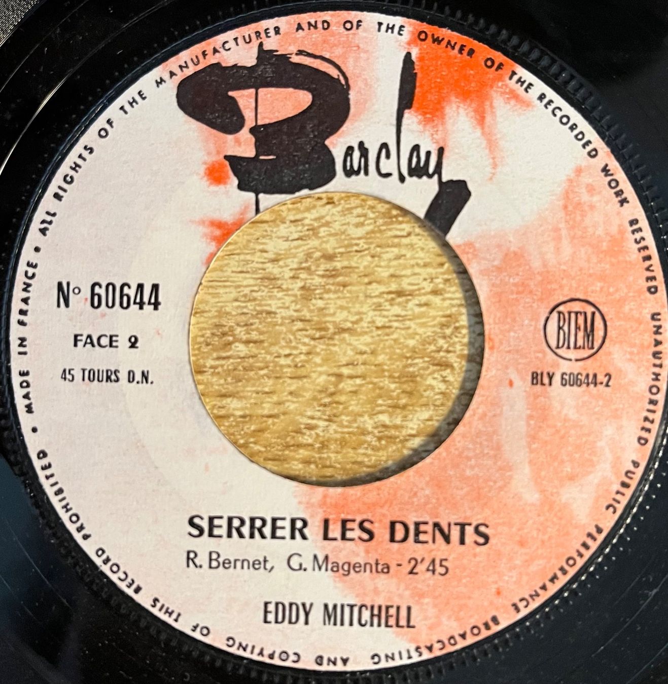 Schallplatten: EDDY MITCHELL - ELLE DETRUIT LES GARCONS – Gebraucht aus Bussigny von vinyl-pas-cher 3