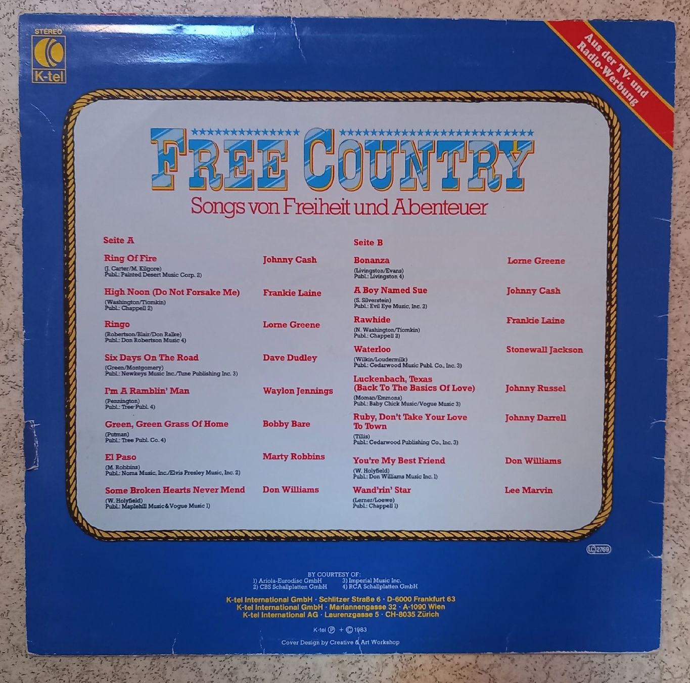 Dischi in vinile: Schallplatte mit Country-Songs / LP – Usato da Marbach LU venduto da Ilrebo 1