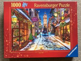 Weihnachtliches Puzzle von Ravensburg 1000 Stück