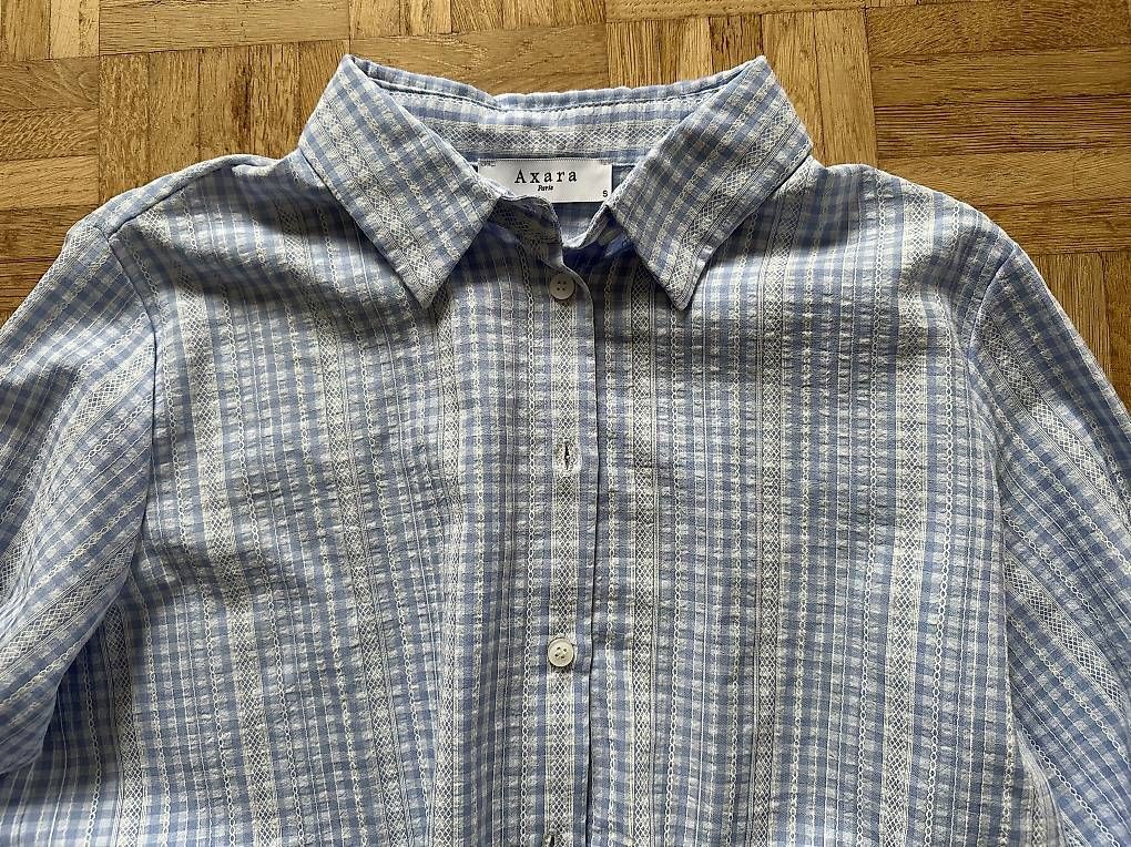 Blusen: Blau weiß karierte Bluse Gr.S – Gebraucht aus Stäfa von DearDarling 2