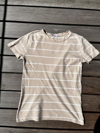Damen T-Shirt beige Stradivarius Gr. XS, guter Zustand