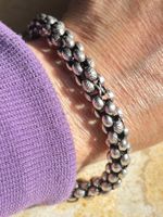 Vintage Armband massiv RONDO Silber (19cm)