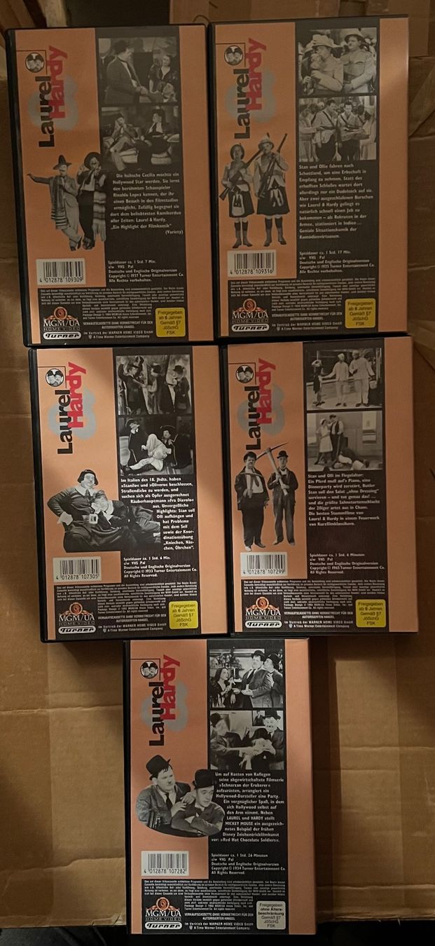 Tutti i VHS: Laurel & Hardy, Video – Usato da Adliswil venduto da Myxin 9