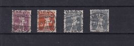 1915/17 N° 136 à 138III OBLITERES  CATALOGUE SBK