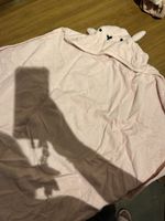 Serviette à capuche bébé lama rose doux et chaud pour l'hive