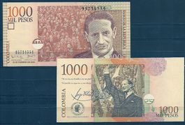 KOLUMBIEN - 1000 PESOS 2004 - BANKNOTE UNBENUTZT - UNZIRK.