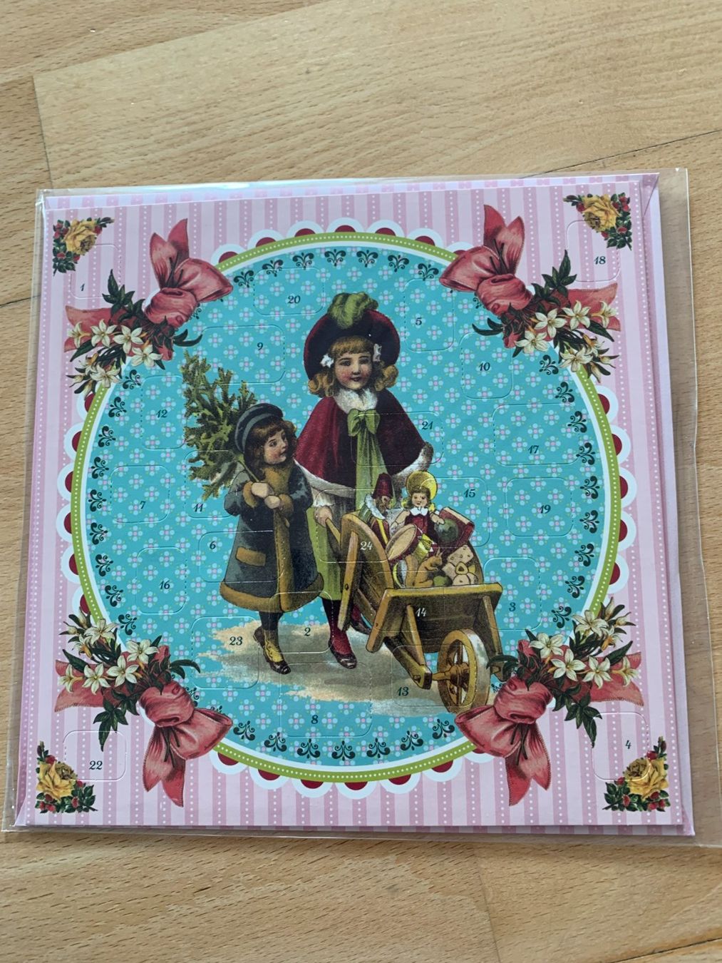 Kalender: 10 wunderschöne Advntskalender Karten, 17cm x 17cm – Neu und originalverpackt aus Worb von farben20zauber 3