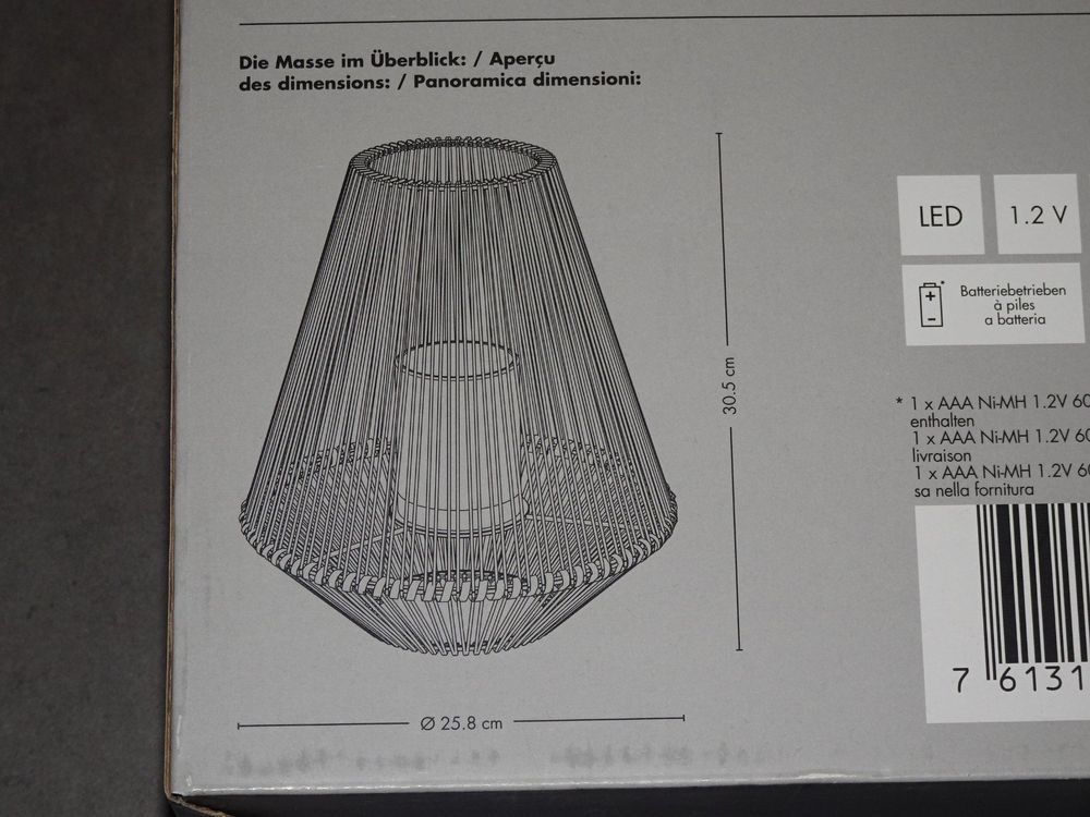 Solar-Windlicht Mit Schmetterling – Weißes Keramik-Leuchte Für Garten & Balkon, IP44, 8 H Leuchtdauer, Inkl. LED & Akku