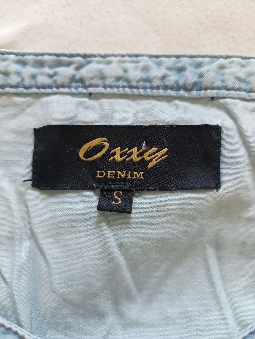 Robes: Denim Kleid von Oxxy, hellbau, Grösse S – D'occasion à Luzern par sim_lqq2 1