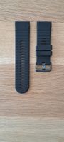 Garmin Fenix 3/5/6.. Silikon Armband 26mm schwarz+Kappe