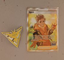 Pokémon (PGO): Spark Promo SWSH226 (DE) inkl. Team Gelb Pin