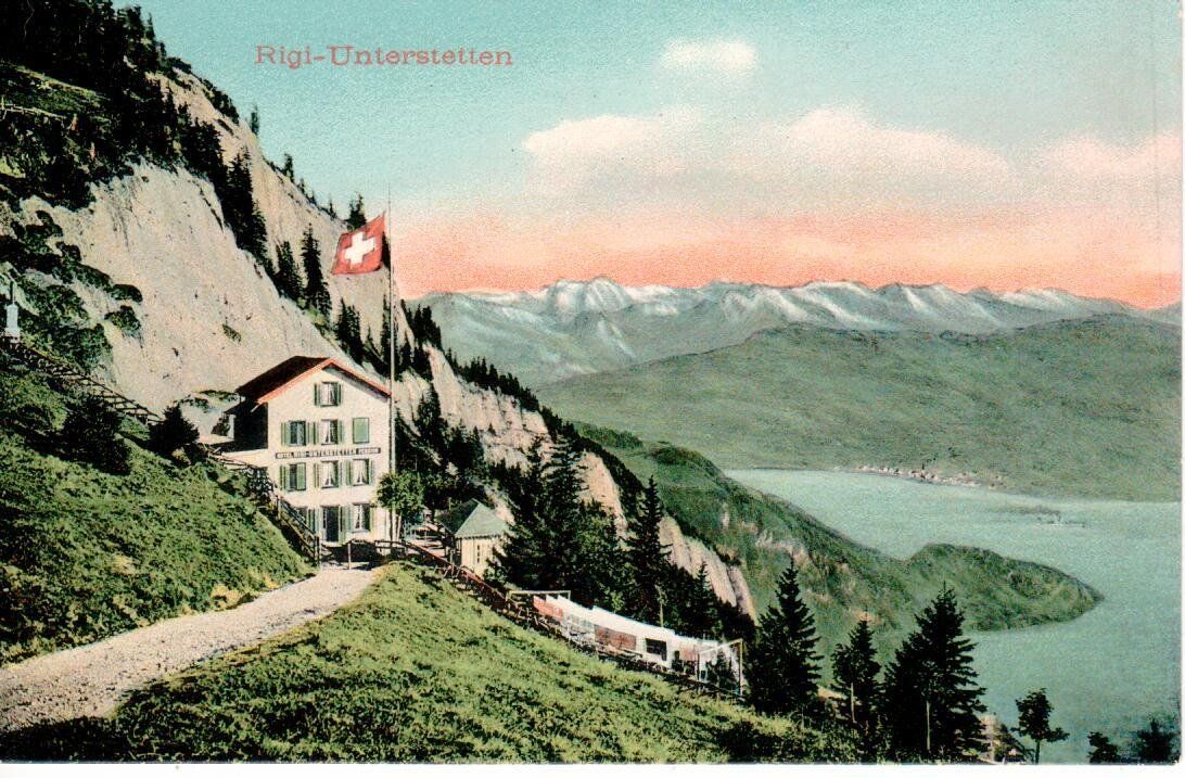 Cartoline postali: Rigi - Unterstetten – Usato da Wolhusen venduto da Curver9