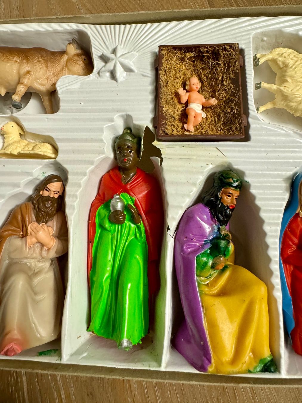 Statuette: Friedel Krippenfiguren Handgemalt - alte Krippenfigur Set – Usato da Rothrist venduto da Luckywinner 7