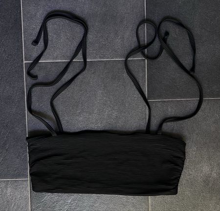 Seafolly Australia - Bikini Oberteil schwarz gerippt
