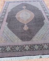 Perser Teppich Täbriz Mahi mit Seide 250x350 cm,Sehr schön