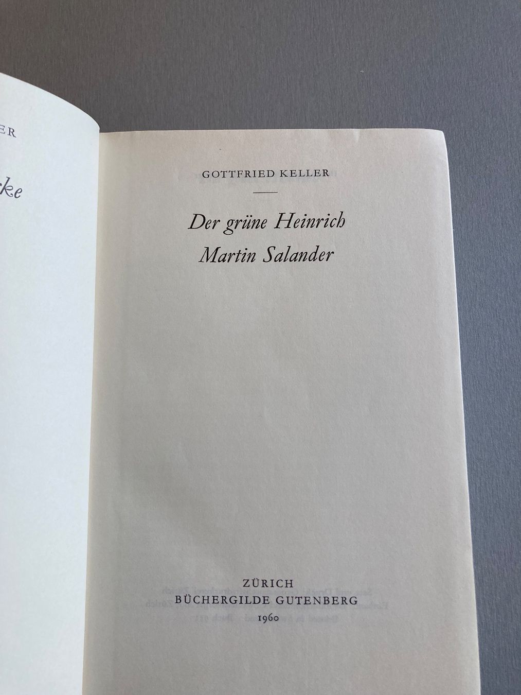 Libri: Gottfried Keller gesammelte Werke – Usato da Wald ZH venduto da Liedermacher 2